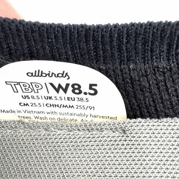 Allbirds Women's Tree Breezers Point Slip On Ballet Flats Black Sz 8.5 - Picture 7 of 8